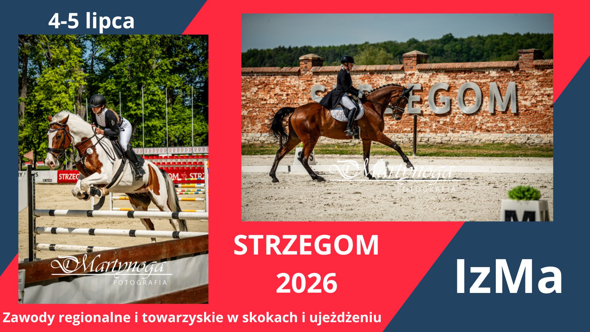 Zawody w skokach i ujeżdżeniu w Strzegomiu